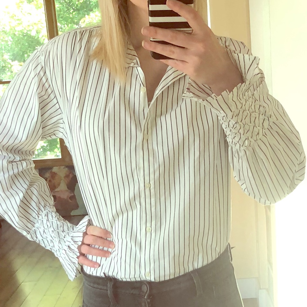 Striped, long sleeve Gap button down